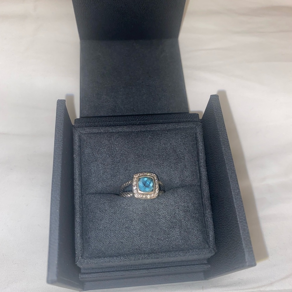 David Yurman Petite Albion Ring with Diamonds
